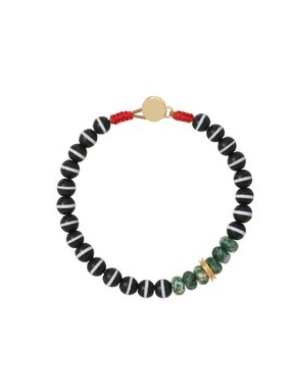 Roxanne Assoulin Striped Moss Agate Bracelet